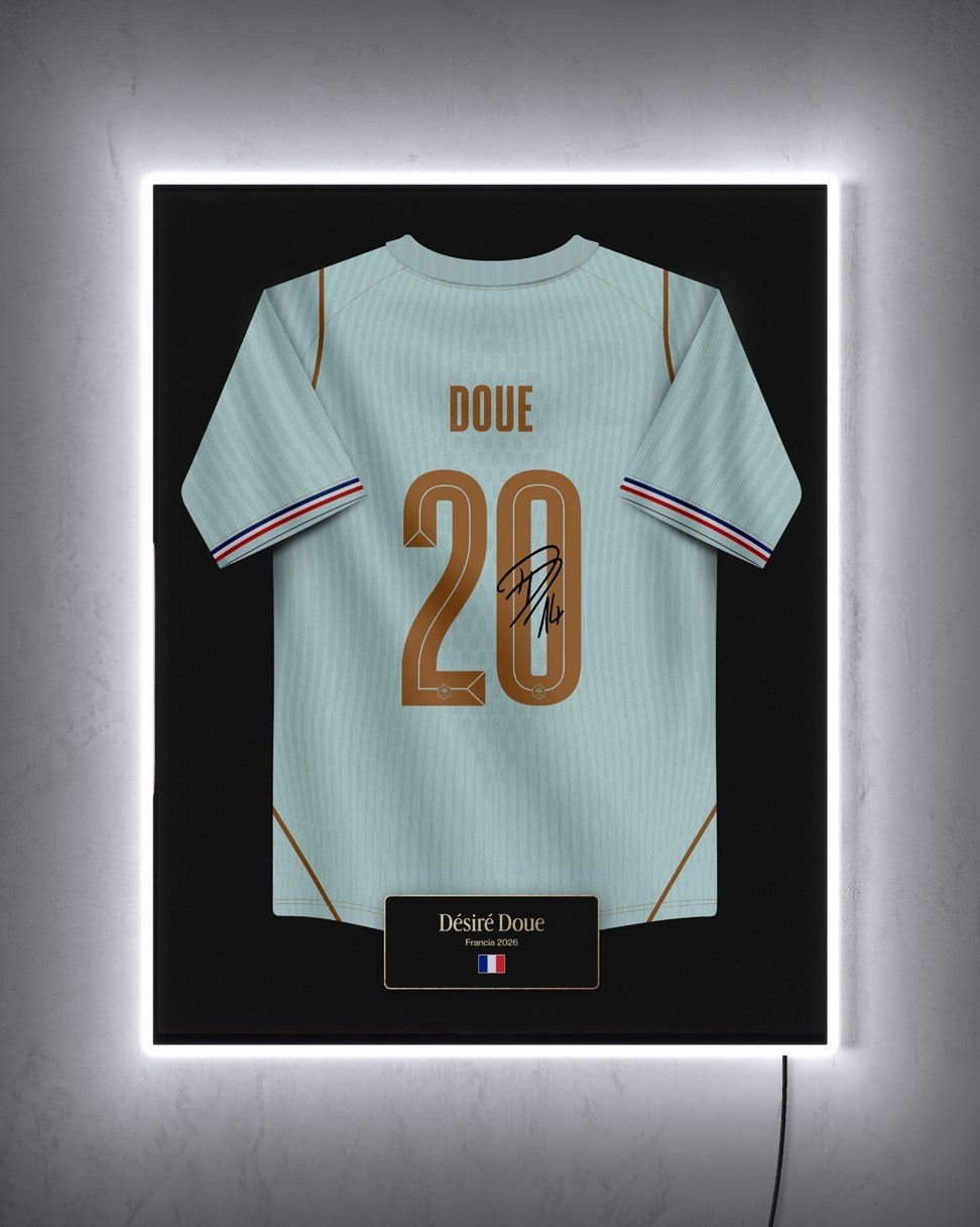 Francia 2026 Visitante - Diseño Jersey con LED blanco encendido de noche