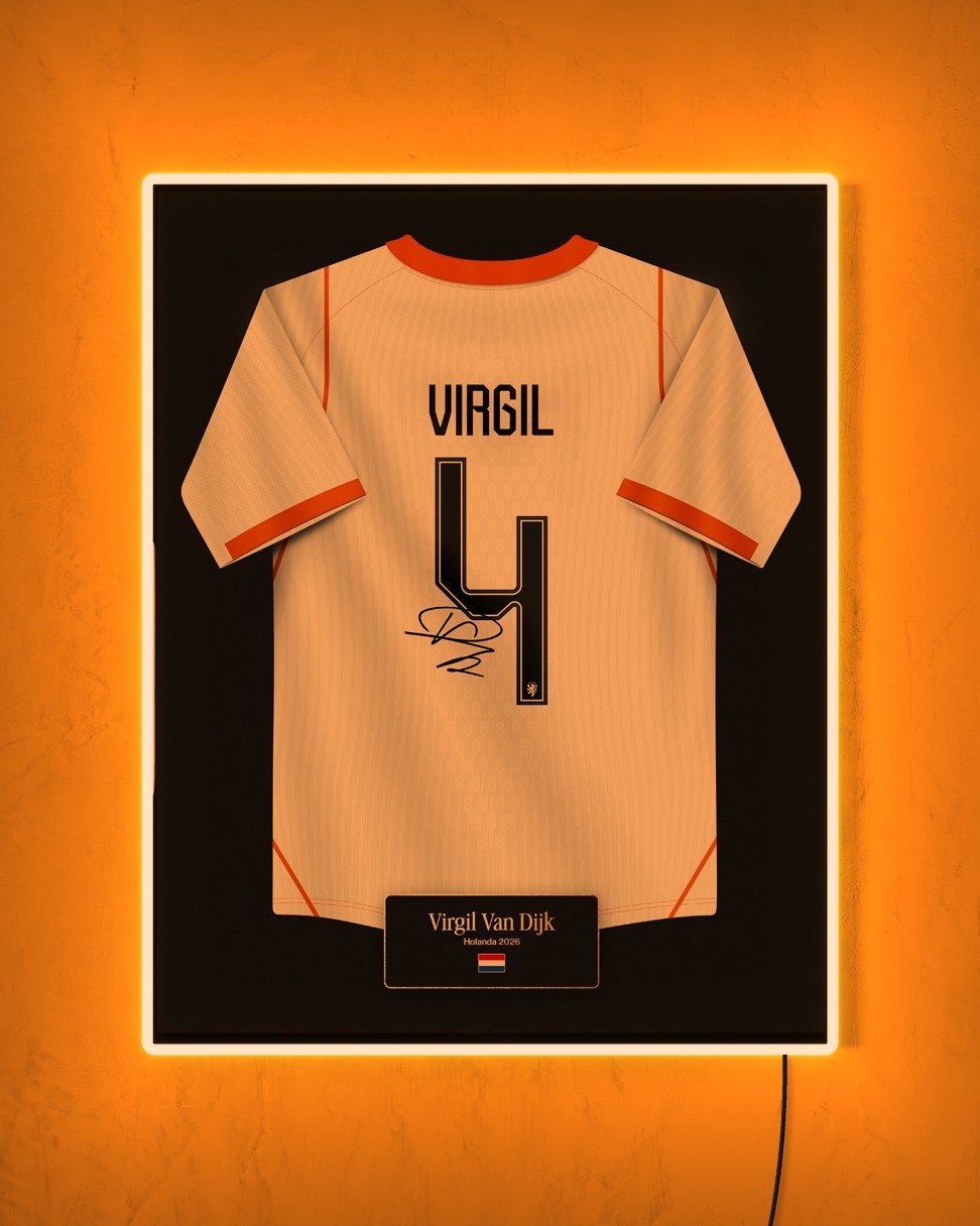 Holanda 2026 Visitante - Diseño Jersey con LED naranja encendido de noche