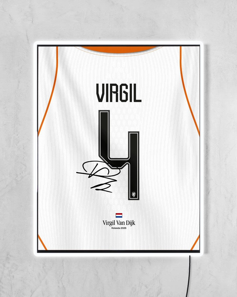 Holanda 2026 Visitante - Diseño Dorsal con LED blanco encendido