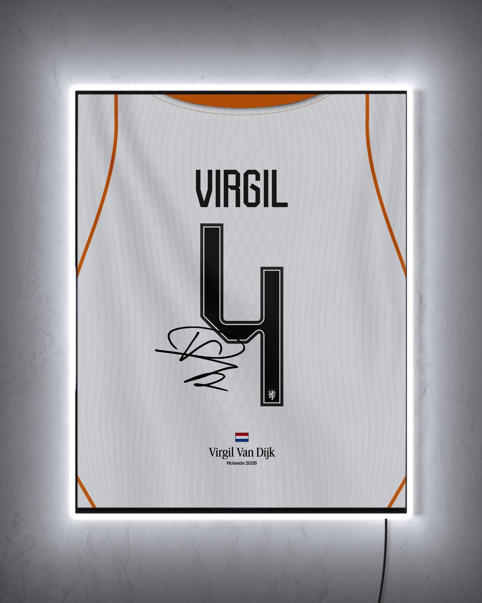 Holanda 2026 Visitante - Diseño Dorsal con LED blanco encendido de noche