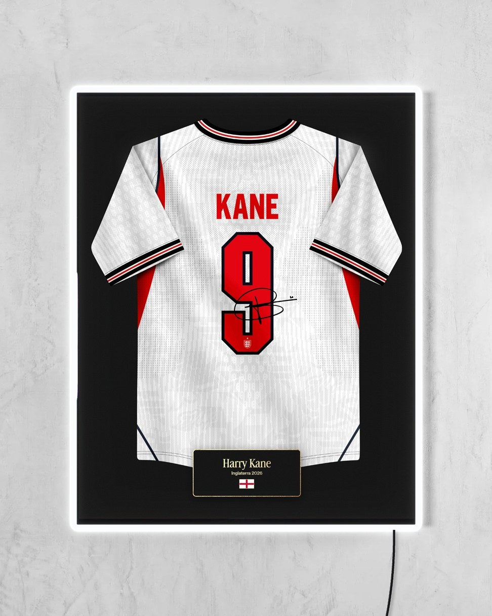 Inglaterra 2026 Local - Diseño Jersey con LED blanco encendido
