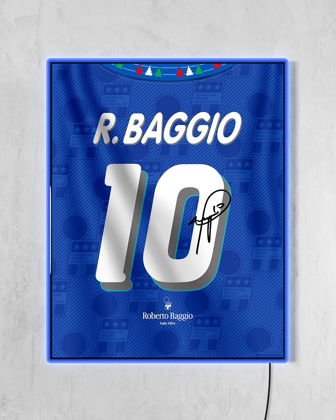 Italia 1994 Local - Diseño Dorsal con LED azul encendido