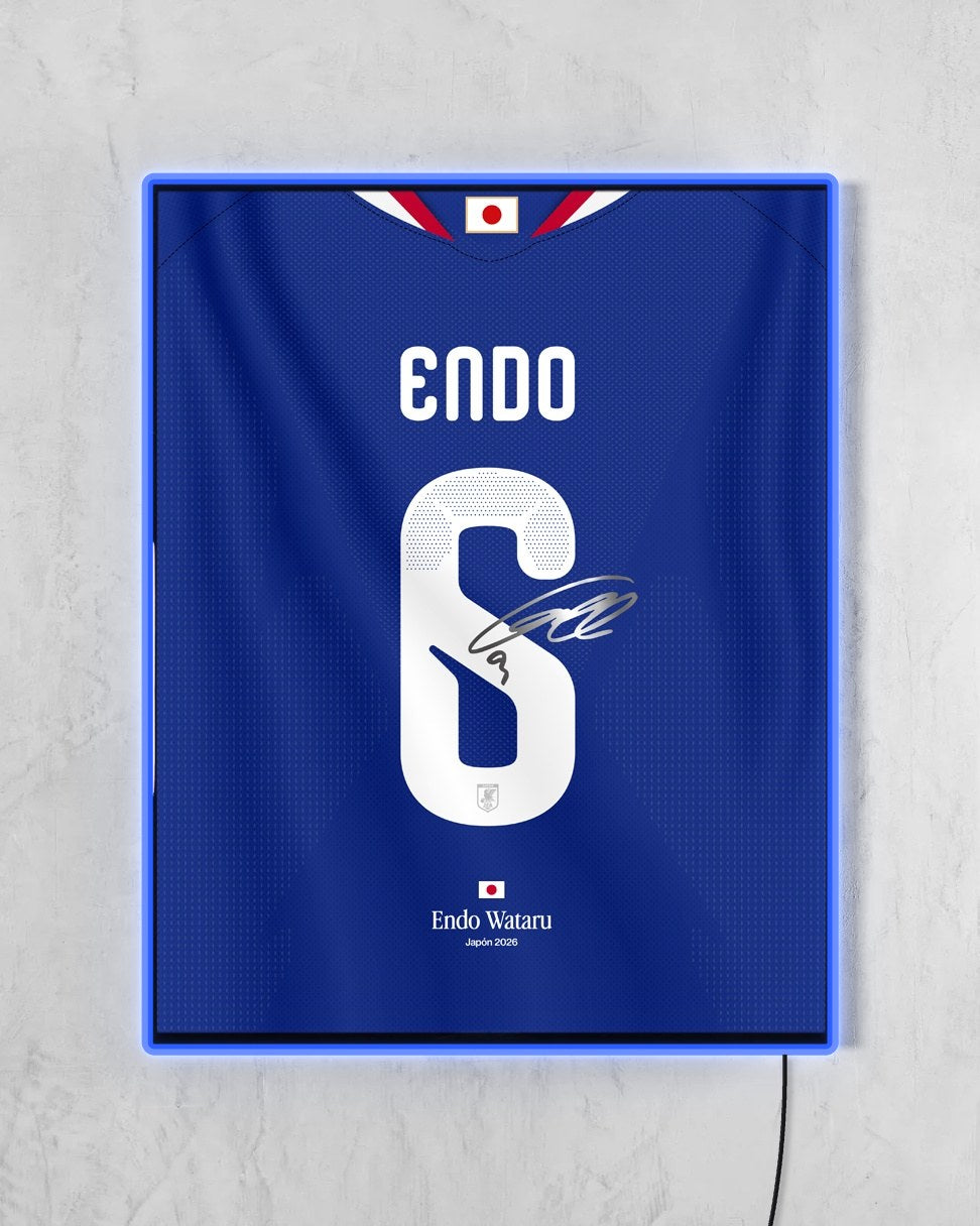 Japón 2026 Local - Diseño Dorsal con LED azul encendido