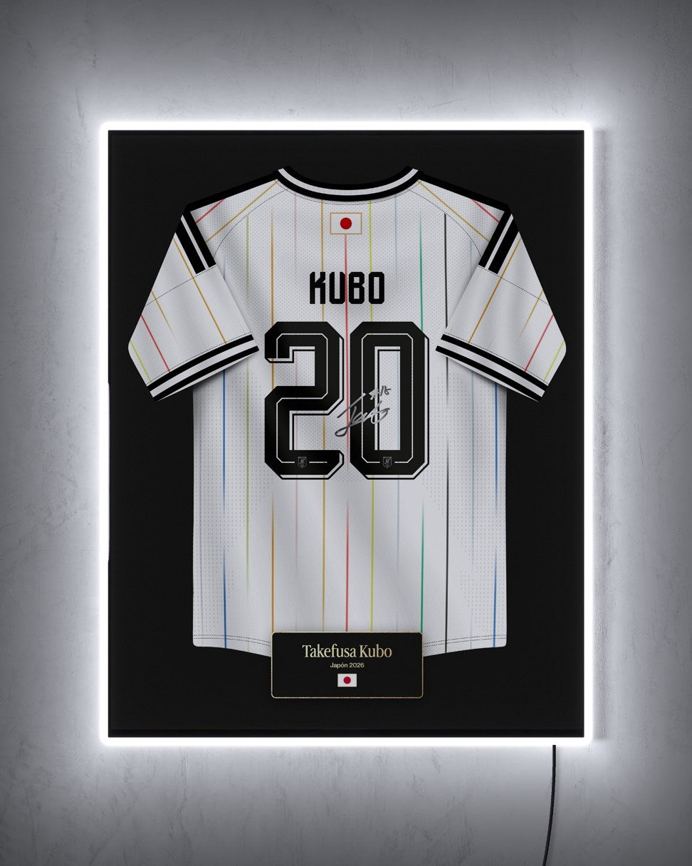 Japón 2026 Visitante - Diseño Jersey con LED blanco encendido de noche