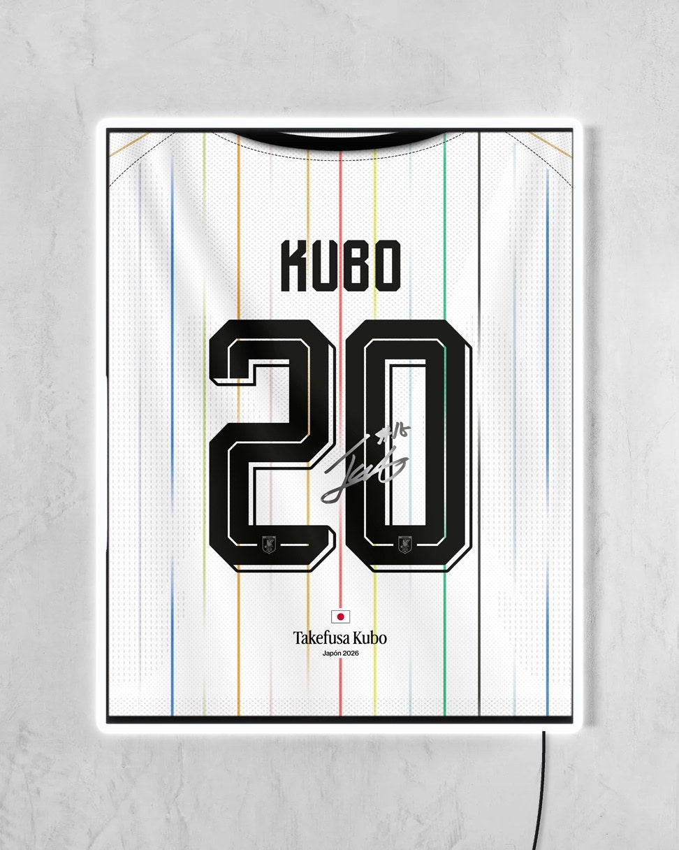 Japón 2026 Visitante - Diseño Dorsal con LED blanco encendido