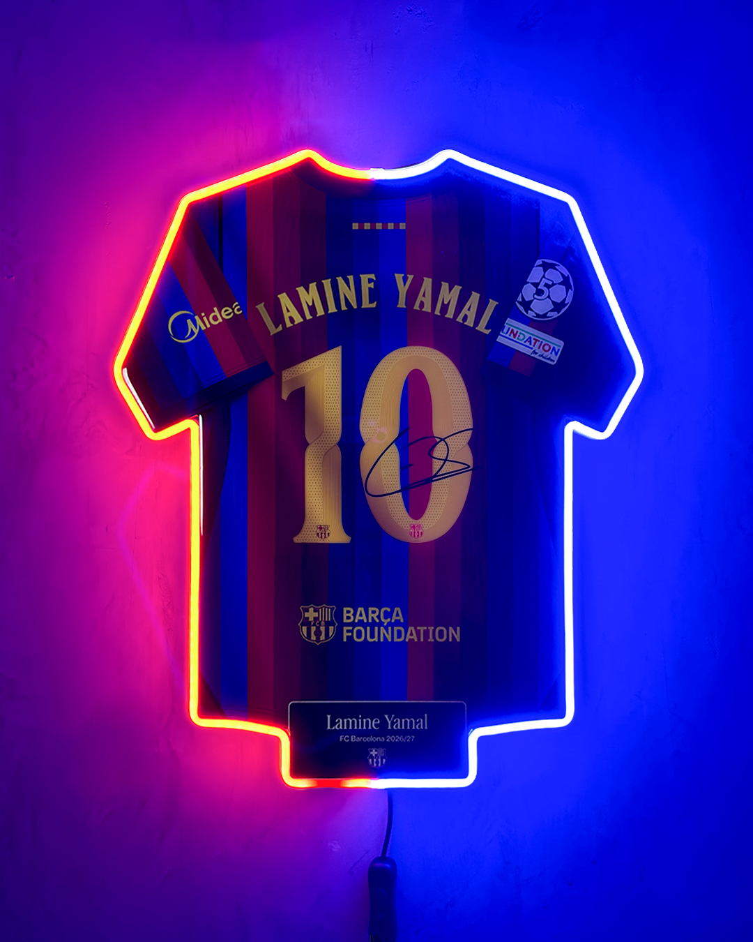 Jersey LED FC Barcelona 2026/27 Local Lamine Yamal #10