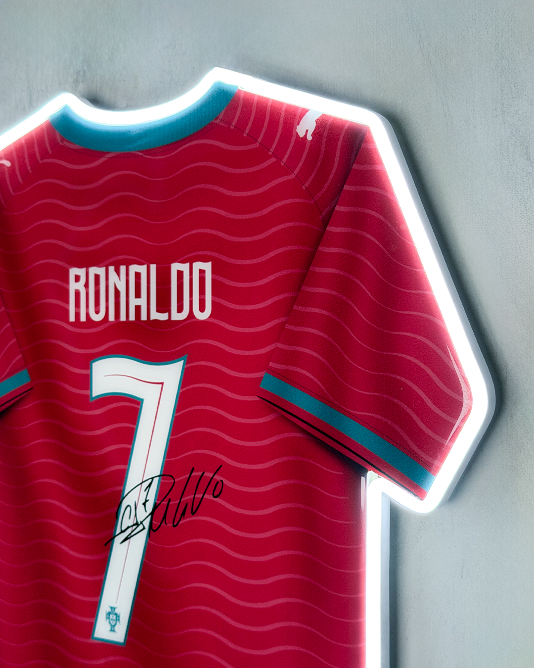 Portugal 2026 Local LED Blanco - Jersey LED