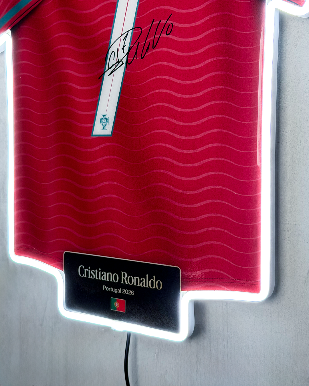 Portugal 2026 Local LED Blanco - Jersey LED