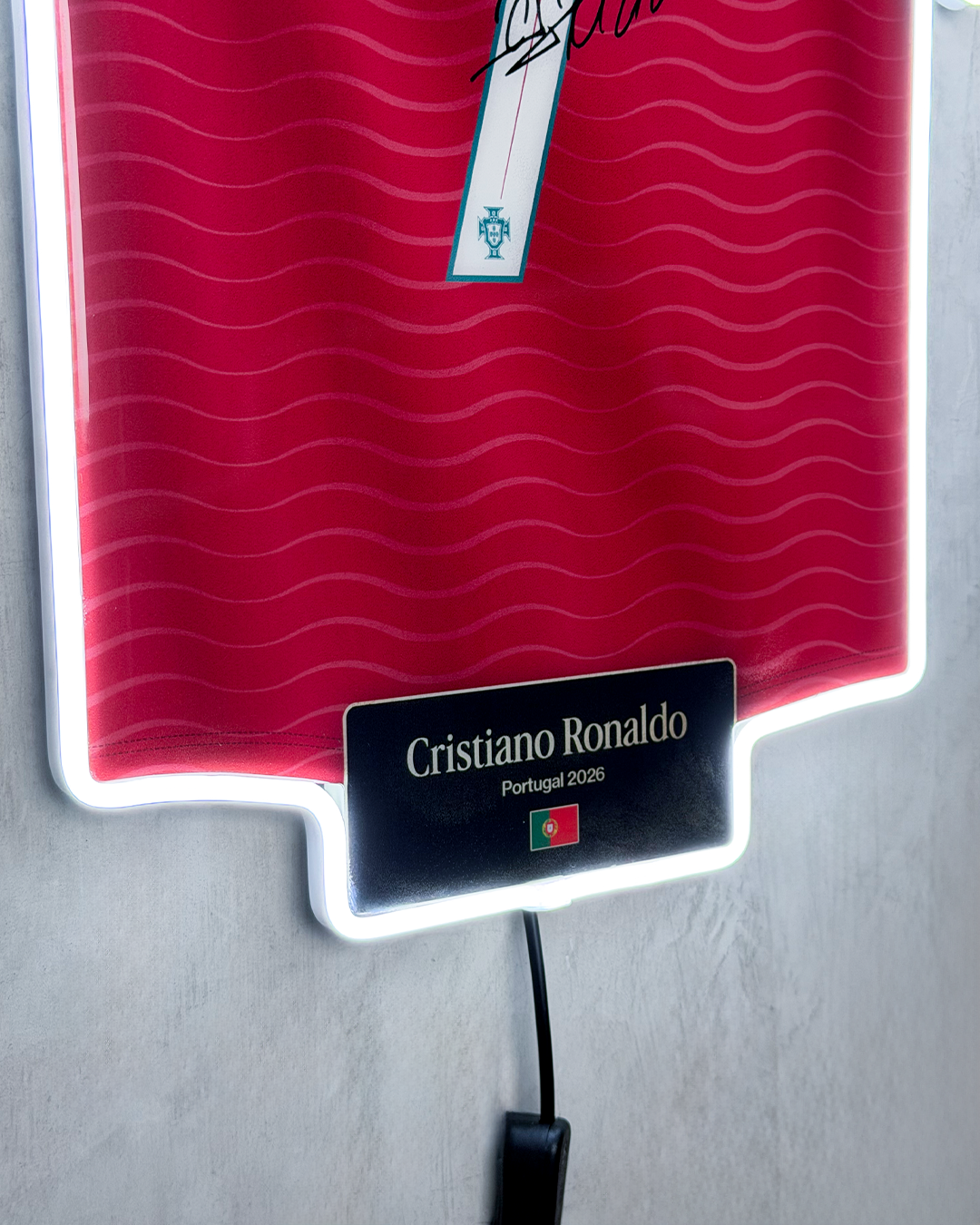 Portugal 2026 Local LED Blanco - Jersey LED