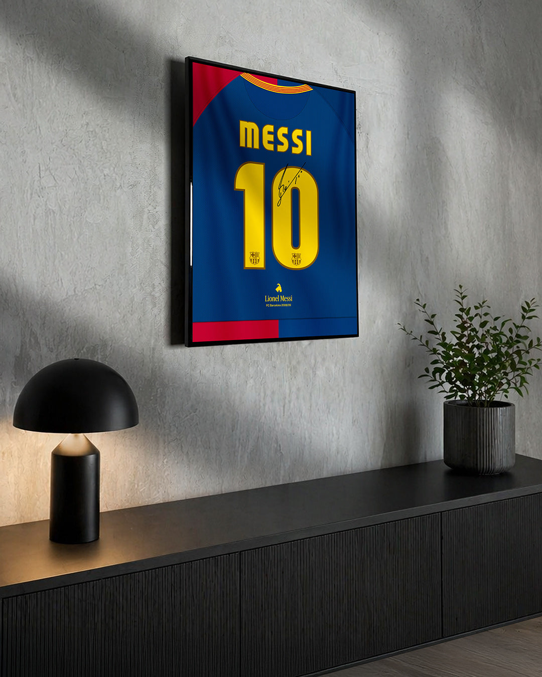 FC Barcelona 2008/09 Local - Diseño Dorsal