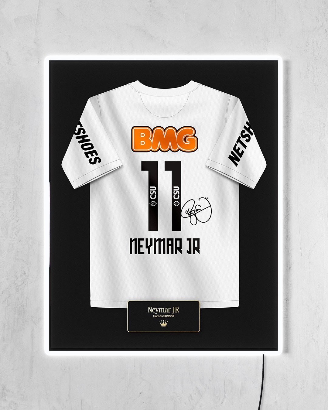 Santos 2012/13 Local - Diseño Jersey con LED blanco encendido
