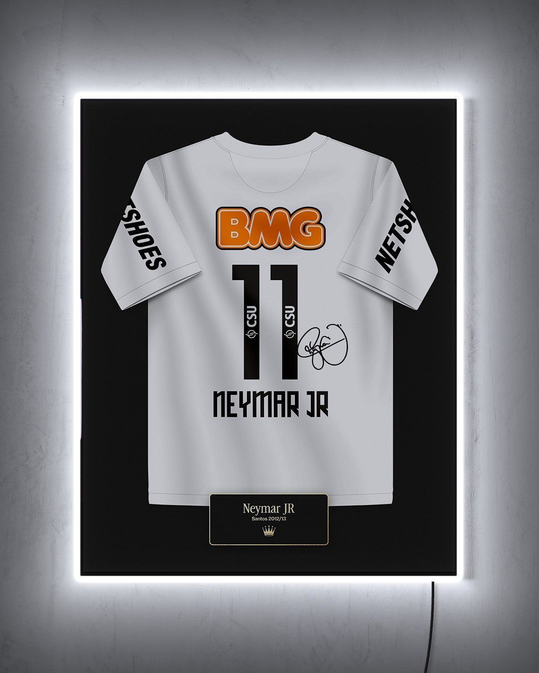 Santos 2012/13 Local - Diseño Jersey con LED blanco encendido de noche