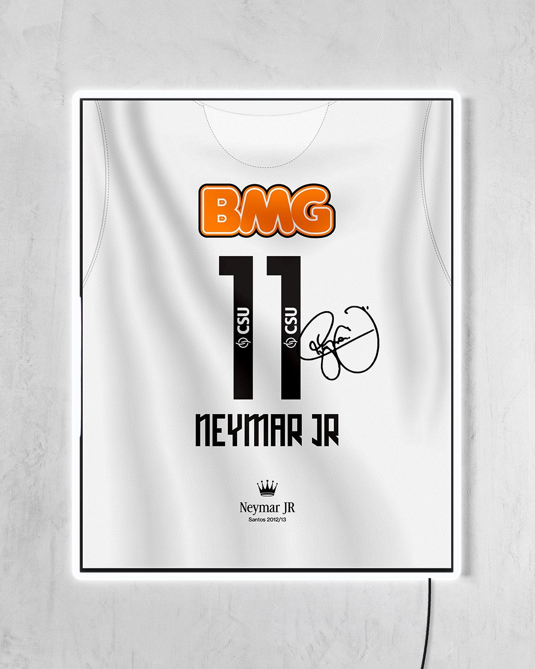 Santos 2012/13 Local - Diseño Dorsal con LED blanco encendido