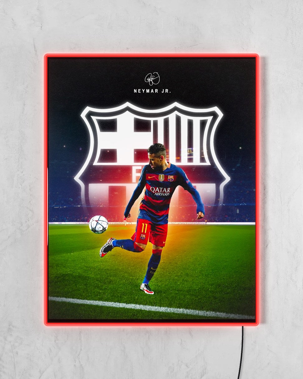Neymar JR - FC Barcelona con LED rojo encendido