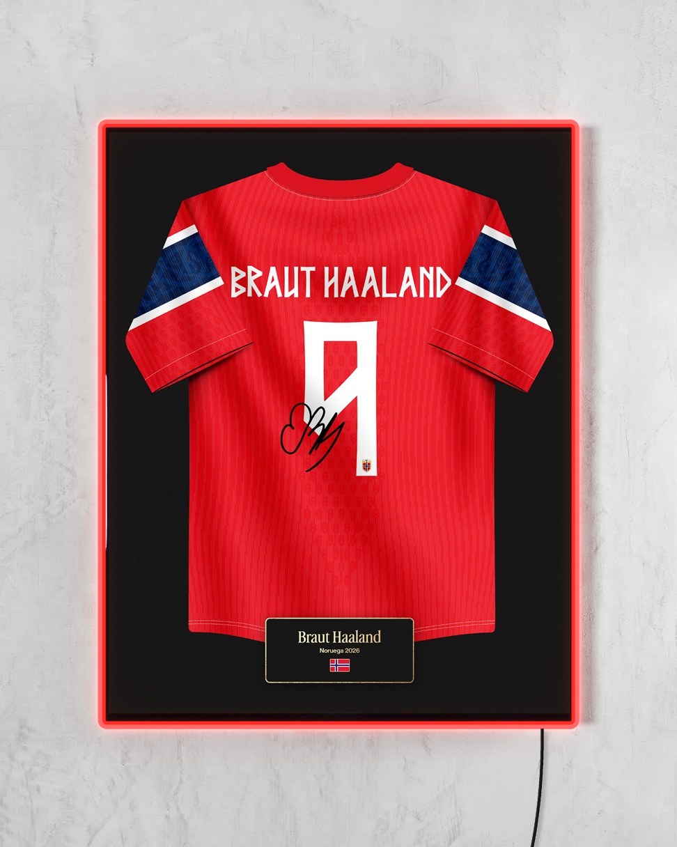 Noruega 2026 Local - Diseño Jersey con LED rojo encendido