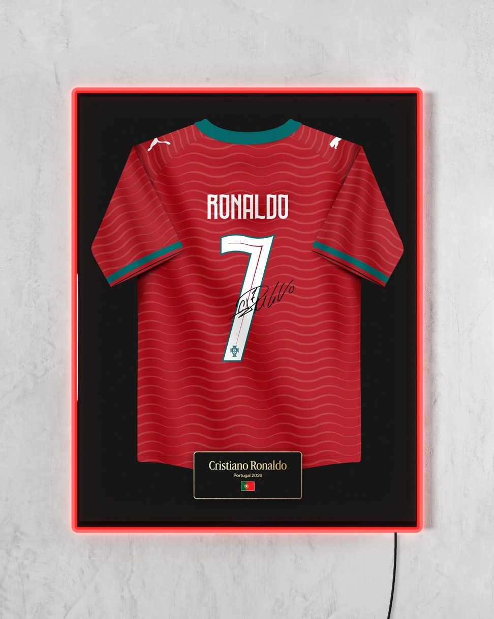 Portugal 2026 Local - Diseño Jersey con LED rojo encendido