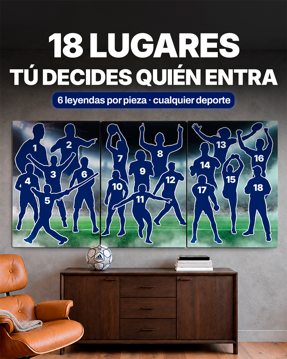 Salón de la Fama Personalizado - 18 Leyendas