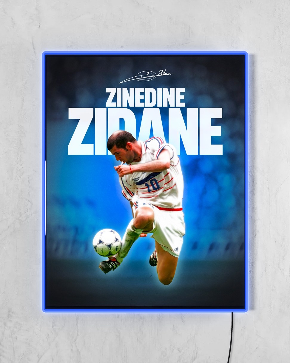 Zinedine Zidane - Francia con LED azul encendido